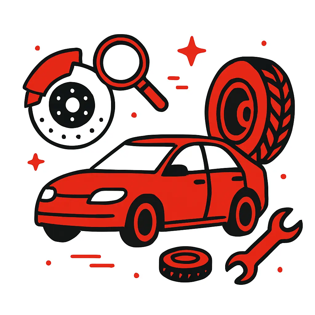 Vehicle brake and tire service by Roys Automotive mobile mechanic in Edmonton