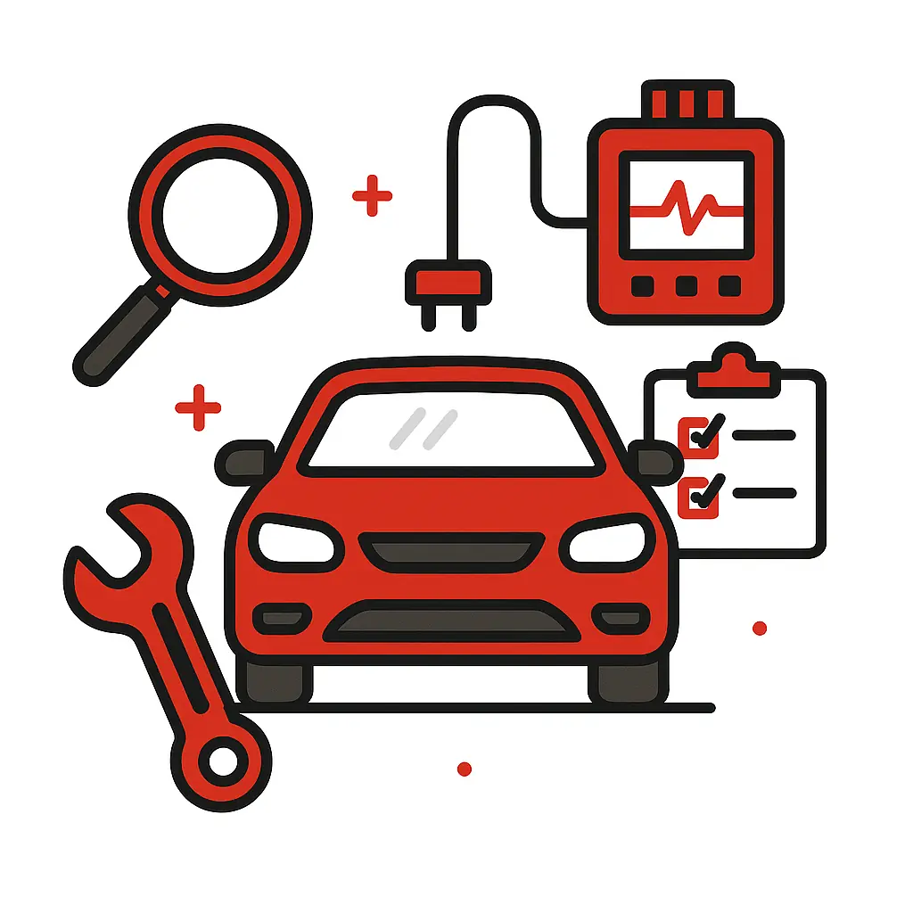 Vehicle diagnostic and inspection service by Roys Automotive mobile mechanic in Edmonton