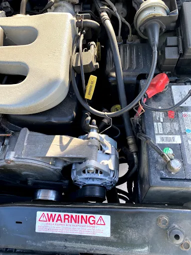 battery alterator was not working and it was replaced