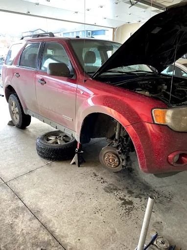 Front brake pad and rotor replacement