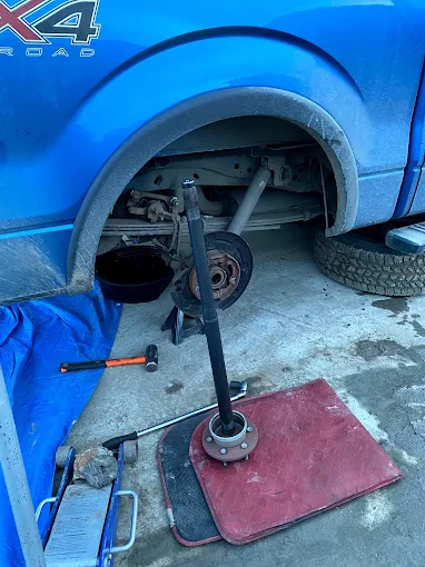 Real wheel bearing and axel seal replacement